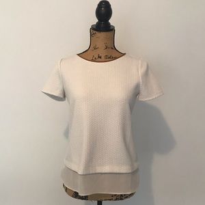 WHBM blouse size XS with sheer detail